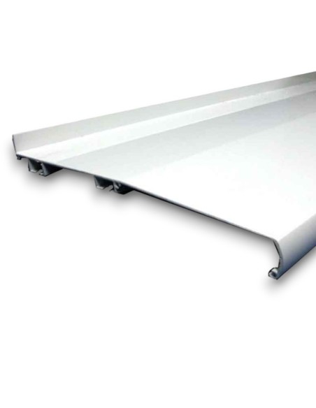 1 m White lacquered aluminium awning roof bar [product.brand] 1 - jesus@toldosyules.com 