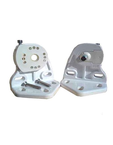 1 Set of white lacquered injection moulding brackets Siplan Siplan 1 - jesus@toldosyules.com 