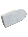 Tapa de plástico blanco para perfil perfil PTP-118. Siplan 1 - jesus@toldosyules.com 