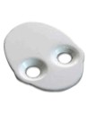 1 Aluminium side cap, white lacquered, for profile PTP-117 [product.brand] 1 - jesus@toldosyules.com 